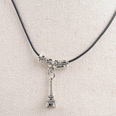 2018 Fashion Retro Tower Pendant Necklaces For Woman Couple Paris Eiffel Tower Necklace Girlfriend Love's Gift Free