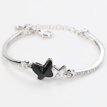 Load image into Gallery viewer, 2018 Fashion jewelry New Fashion Crystal from Austrian Crystal butterfly bracelet female sweet temperament Fit Women