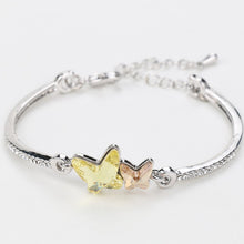 Load image into Gallery viewer, 2018 Fashion jewelry New Fashion Crystal from Austrian Crystal butterfly bracelet female sweet temperament Fit Women