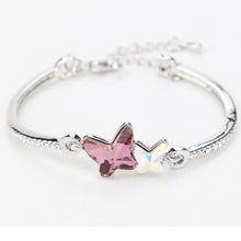 Load image into Gallery viewer, 2018 Fashion jewelry New Fashion Crystal from Austrian Crystal butterfly bracelet female sweet temperament Fit Women