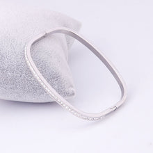 Load image into Gallery viewer, 2018 Fashion wedding jewelry New Fashion Titanium steel bracelet female Crystal from Austrian Bracelet as Women gifts