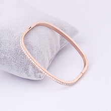 Load image into Gallery viewer, 2018 Fashion wedding jewelry New Fashion Titanium steel bracelet female Crystal from Austrian Bracelet as Women gifts