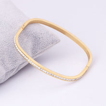 Load image into Gallery viewer, 2018 Fashion wedding jewelry New Fashion Titanium steel bracelet female Crystal from Austrian Bracelet as Women gifts
