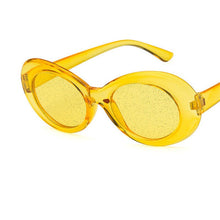 Load image into Gallery viewer, 2023 Glasses Colors Oval Crystal Sunglasses Women Cool Brand Designer  Glitter Lens Female Party Glasses oculos de sol f