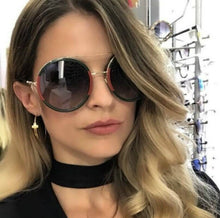 Load image into Gallery viewer, 2023 Glasses Green red  Round Sunglasses Women Brand Designer Sun Glasses Female Optical Spectacle Eyeglasses Women