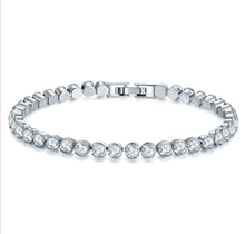 Carica l'immagine nel visualizzatore di Gallery, 2018 Hot Luxury Bracciale rotondo a 8 colori Bracciale transfrontaliero femminile Bracciale in cristallo di Swarovski Fit DW per le donne Party 