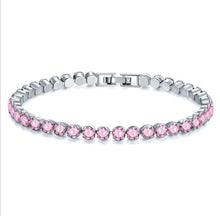 Carica l'immagine nel visualizzatore di Gallery, 2018 Hot Luxury Bracciale rotondo a 8 colori Bracciale transfrontaliero femminile Bracciale in cristallo di Swarovski Fit DW per le donne Party 