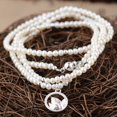 2018 Limitato 2018 Nuova linea di gioielli Kehribar Elegance Collana in argento S925 Catena di perle pure Stile tailandese all'ingrosso 