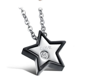 2018 Limited Real Overwatch Choker Moana Gioielli di moda Ciondolo a cinque stelle Talismano Collana di rose Collare a catena per coppie di amanti 