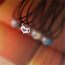 Carica l&#39;immagine nel visualizzatore di Gallery, 2018 Maxi Necklace Collares Mens Chain Heart Love Necklaces For Couples Korean Ladies Fashion Paired Suspension Pendants Model