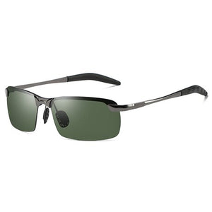 2023 Men's Polarized Sunglasses Aluminum Magnesium Frame Car Driving Sun Glasses 100% UV400 Polarised Goggle Style Eyewear