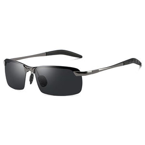 2023 Men's Polarized Sunglasses Aluminum Magnesium Frame Car Driving Sun Glasses 100% UV400 Polarised Goggle Style Eyewear