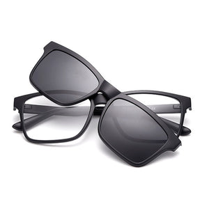 2023 Men's Polarized Sunglasses Brand Metal Eye Summer Sun glasses Dark Green Lens