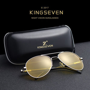 2023 Mens Polarized Night Driving Sunglasses Men Brand Designer Yellow Lens Night Vision Driving Glasses Goggles Reduce Glare