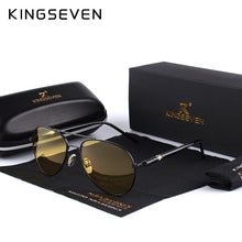 Load image into Gallery viewer, 2023 Mens Polarized Night Driving Sunglasses Men Brand Designer Yellow Lens Night Vision Driving Glasses Goggles Reduce Glare