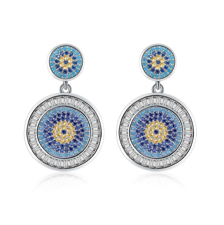 2018 NEW Fashion jewelry SALE 925 silver 100% Original Crystal from Austrian Spent Stud Earrings for Woman wedding
