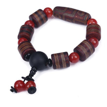 Load image into Gallery viewer, 2018 Natural Agate Jade Bracelet Amber Handmade Natural Stone Stretch Elastic Glass Bead Charm Bracelets Women Fashion Jewelry