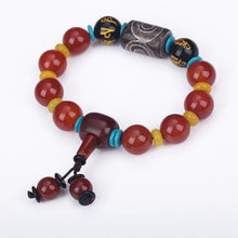 Load image into Gallery viewer, 2018 Natural Agate Jade Bracelet Amber Handmade Natural Stone Stretch Elastic Glass Bead Charm Bracelets Women Fashion Jewelry