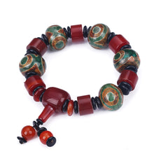 Load image into Gallery viewer, 2018 Natural Agate Jade Bracelet Amber Handmade Natural Stone Stretch Elastic Glass Bead Charm Bracelets Women Fashion Jewelry
