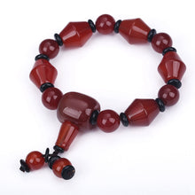 Load image into Gallery viewer, 2018 Natural Agate Jade Bracelet Amber Handmade Natural Stone Stretch Elastic Glass Bead Charm Bracelets Women Fashion Jewelry