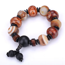 Load image into Gallery viewer, 2018 Natural Stone Bracelet Jewelry Transfer Lucky Purple Bracelet Chakra Yoga Beads Healing Crystal Amber Bracelets For Women