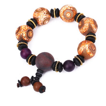 Load image into Gallery viewer, 2018 Natural Stone Bracelet Jewelry Transfer Lucky Purple Bracelet Chakra Yoga Beads Healing Crystal Amber Bracelets For Women