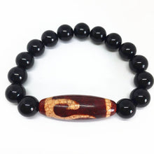 Load image into Gallery viewer, 2018 New Arrival Agate Bracelet Fortune Men/Money Hook Dzi Beads Amulet Tibetan Dzi Beads Bracelet for Men and Women Bring Lucky