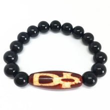 Load image into Gallery viewer, 2018 New Arrival Agate Bracelet Fortune Men/Money Hook Dzi Beads Amulet Tibetan Dzi Beads Bracelet for Men and Women Bring Lucky