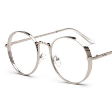 Load image into Gallery viewer, 2022   Metal Frame Eyewear  Big Round Thick Alloy Clear Lens Pink Glasses Frames gafas Spectacles Oculs L3
