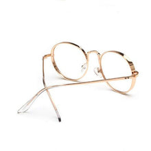 Load image into Gallery viewer, 2022   Metal Frame Eyewear  Big Round Thick Alloy Clear Lens Pink Glasses Frames gafas Spectacles Oculs L3