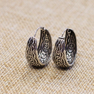 2018 New Arrival Real Ammonite, Ammolite Brinco Thailand Pure Manual Craft Thai Antique S925 Earrings