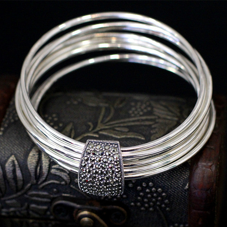 2018 New Arrival Sale Armbanden Voor Vrouwen Ms Character Items S925 Pure Ornaments Thai Handmade Cardano's Rings Bracelet Love