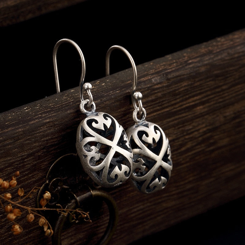 2018 New Arrival Sale Brinco Decorative Pattern Joker Character Of Literature And Art The Earrings Eardrop Sterling Wholesale