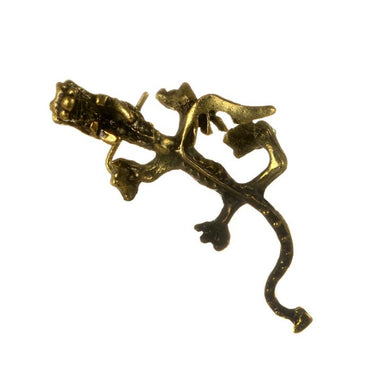 2018 New Co Vintage Gold Dinosaur Stud Earrings for Women Girl Men 3D Animal Retro Dragon Metal Stud Earring Statement Jewelry