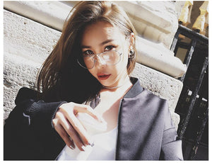 2023 Designer Men Glasses Optical Frames Women Metal Round Glasses Frame Clear lens Eyeware Black Silver Gold Eye Glass