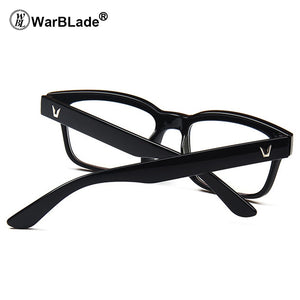 2018 Occhiali da vista Uomo Donna Square Designer di marca Montature per occhiali Trasparente Miopia ottica Occhiali per computer Oculos De Grau