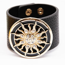 Load image into Gallery viewer, 2018 New Fashion Ladies Jewelry PU Leather Adjustable Bracelet Wide Alloy Punk Retro Bracelets &amp; Bangles Women Jewelry Gift