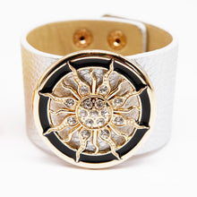 Load image into Gallery viewer, 2018 New Fashion Ladies Jewelry PU Leather Adjustable Bracelet Wide Alloy Punk Retro Bracelets &amp; Bangles Women Jewelry Gift