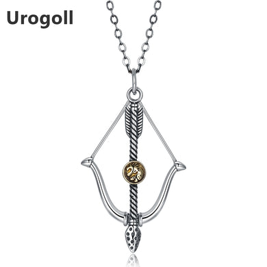 2018 New Fashion Retro Style The Arrow of Love 925 Sterling Silver Necklaces Women Necklaces Jewelry Gifts Girls Party