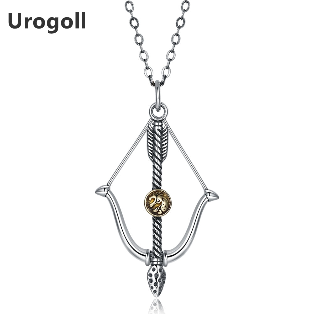 2018 New Fashion Retro Style The Arrow of Love 925 Sterling Silver Necklaces Women Necklaces Jewelry Gifts Girls Party