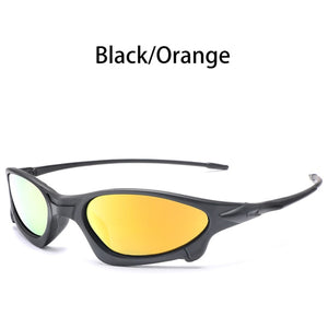 2023 Small Colourful Lens Sport Sunglasses Men Polarized UV400 Coating Mirrored Driving Fishing Sun Glasses Oculos