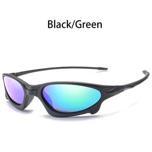 2023 Small Colourful Lens Sport Sunglasses Men Polarized UV400 Coating Mirrored Driving Fishing Sun Glasses Oculos