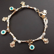 Load image into Gallery viewer, 2018 New Fashion jewelry handcrafted jewelry bracelet Unisex Crystal from Austrian Retro Simple Palm Eye Bracelet 4 Colors