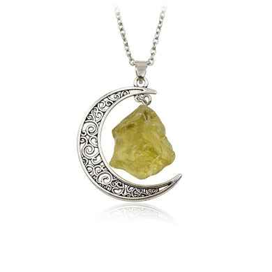 2018 New Jewelry Hot crystal Necklace Soft Gothic Garbage Witchcraft Goddess Purple Stone Necklace Wholesale