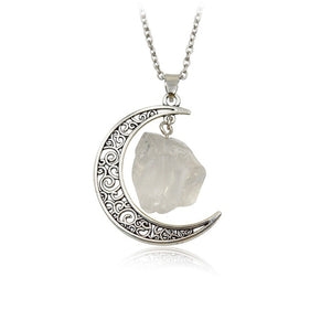 2018 New Jewelry Hot crystal Necklace Soft Gothic Garbage Witchcraft Goddess Purple Stone Necklace Wholesale