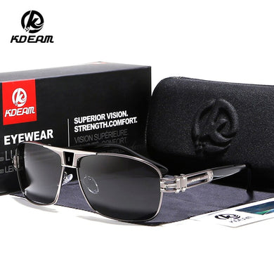 2023 KDEAM Polarized Sunglasses Portable Driving Fishing Goggles 4 Colors UV400 With Case KD737