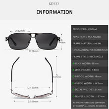 Load image into Gallery viewer, 2023 KDEAM Polarized Sunglasses Portable Driving Fishing Goggles 4 Colors UV400 With Case KD737