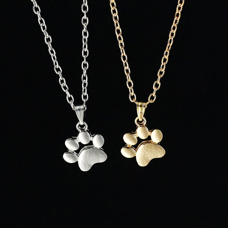 2018 New Korean Fashion Elegant Bohemian Female Necklace Cute Animal Cat Claw Foot Bohemian Necklace Jewelry Wholesale