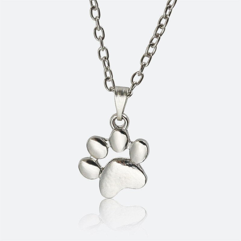 2018 New Korean Fashion Elegant Bohemian Female Necklace Cute Animal Cat Claw Foot Bohemian Necklace Jewelry Wholesale