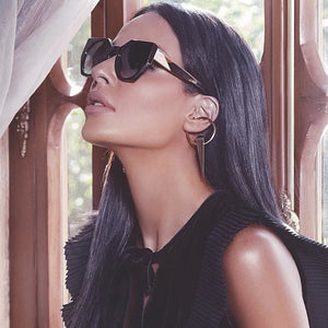 2023 Oversized Butterfly sunglasses women brand designer Round women's glasses Cat Eye sunglasses ladies UV400